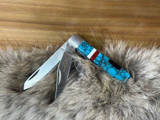 Zuni Inlay- Bevis Tsadiasi Knife
