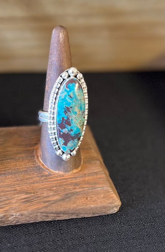 Kingman Turquoise Adjustable Ring